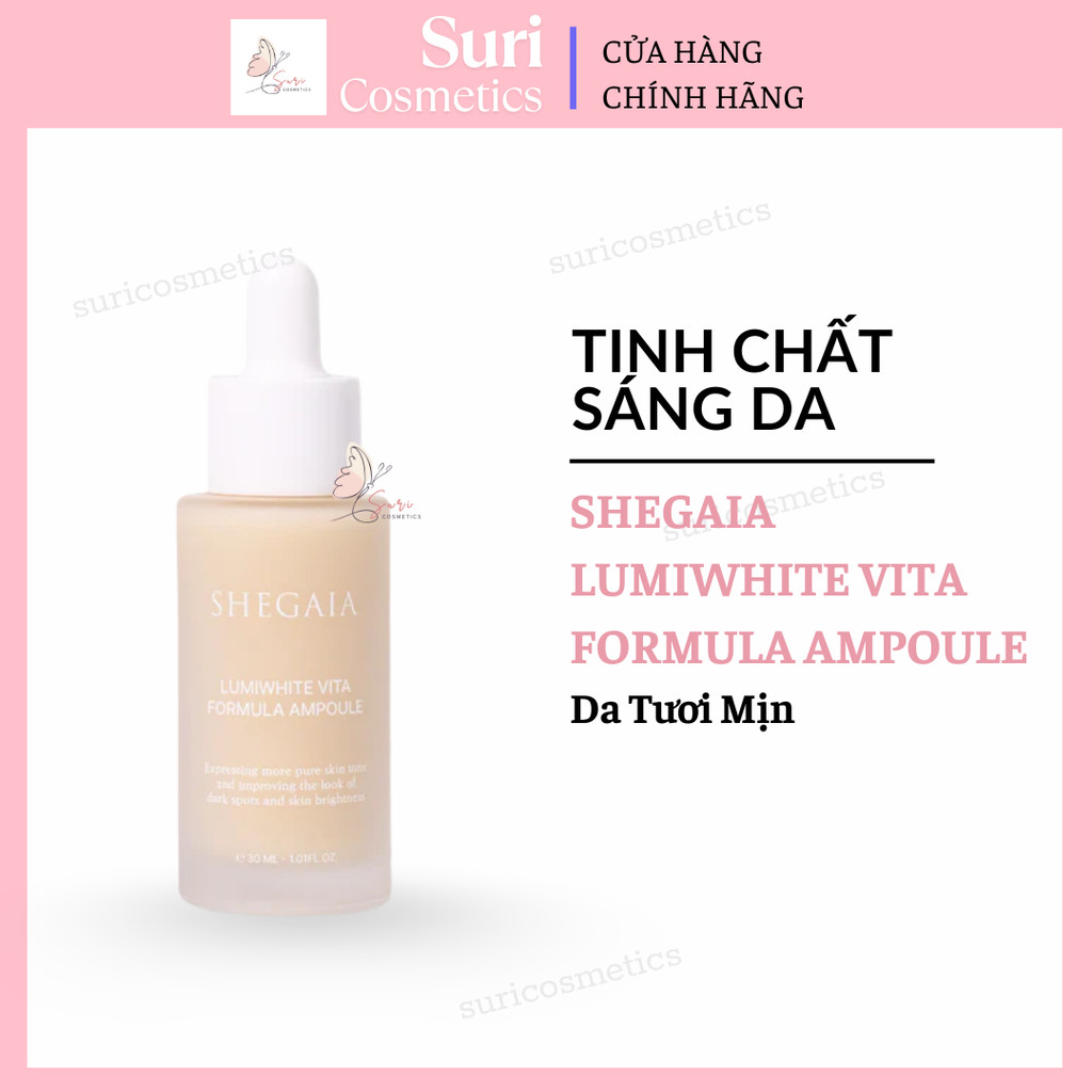 Tinh Chất Sáng Da Shegaia Lumiwhite Vita Formula Ampoule 30ml Giúp