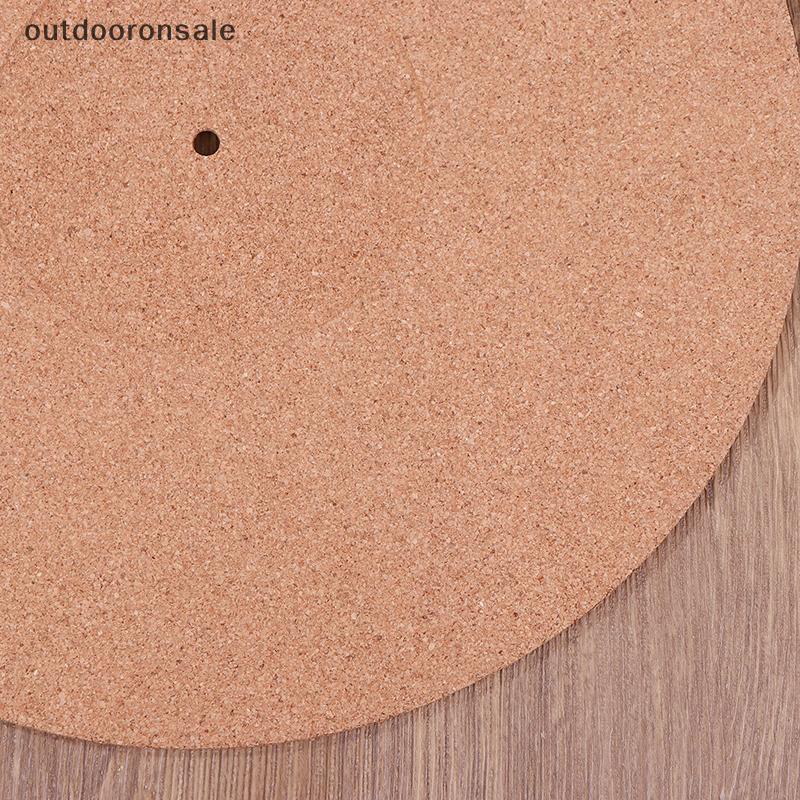 [outdooronsale] Record Pad Soft Cork Thảm chống tĩnh điện Tấm trượt bàn xoay 300mm Phụ kiện máy quay đĩa, MỚI. FSI