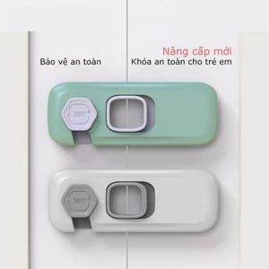 Khóa cửa tủ lạnh, khoá tủ, ngăn kéo, khóa đa năng an toàn cho bé chất liệu nhựa ABS-FE132