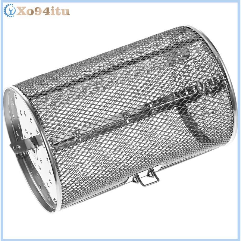 XOITU Thép Không Gỉ Nướng Rotisserie Lò Nướng Cho Nhà Bếp Chiên Giỏ Cà Phê Đậu Nướng Lồng Trống Giá Nồi Chiên Không Khí Phụ Kiện Đa Năng VN