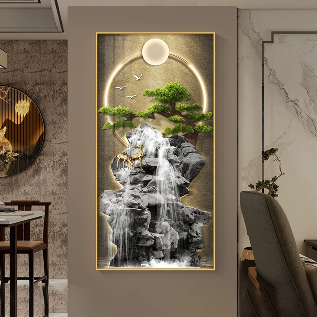 Tranh Tráng Gương "Cây cảnh", Tranh Treo Decor - Trang trí hành lang Lối Vào Tranh Treo Phòng Khách/ Phòng Ngủ/ quà tặng