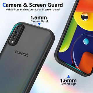 Dành Cho Samsung Galaxy A50 / A50s / A30s Ốp điện thoại Cứng Mờ Da-Cảm Giác Mềm Khung TPU Chống Sốc Mỏng
