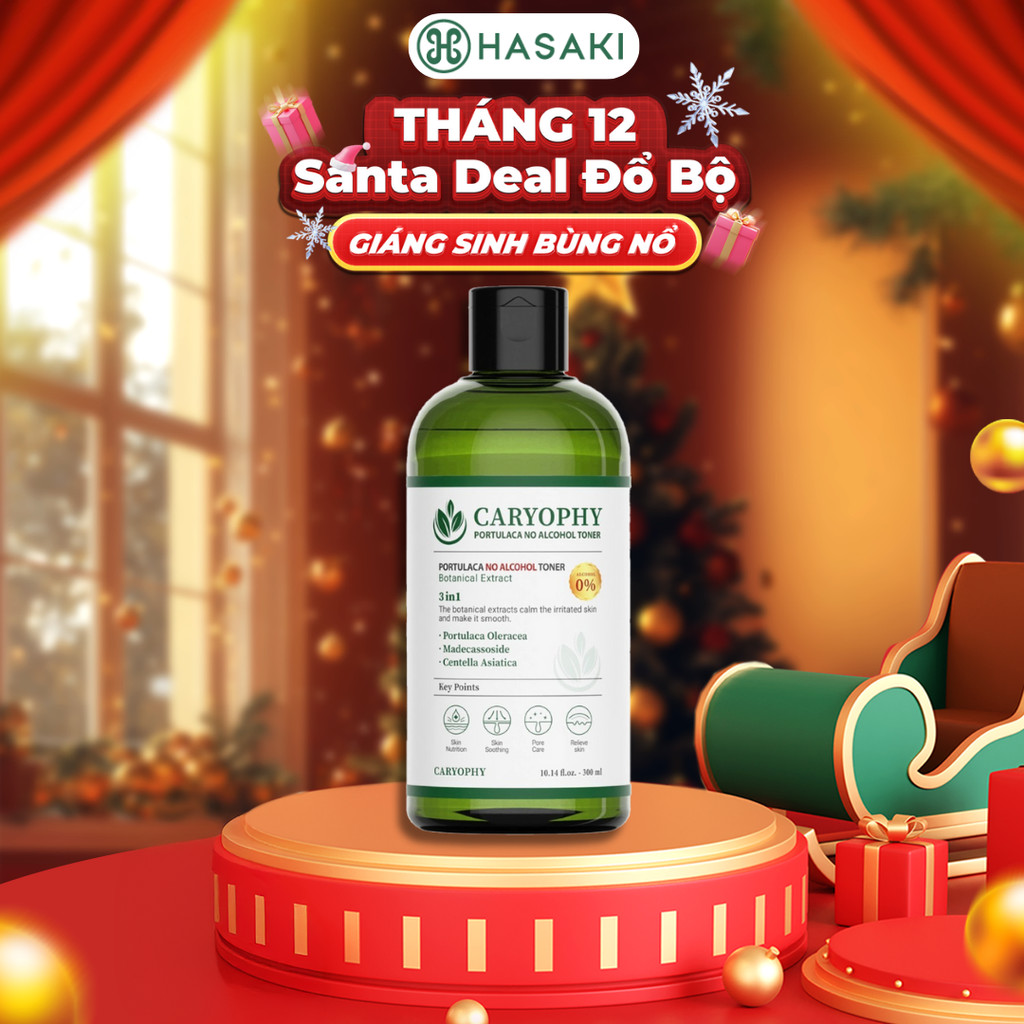 [DAILY] Nước Cân Bằng Da CARYOPHY Portulaca Toner 300ml Hasaki Sản Phẩm Chính Hãng