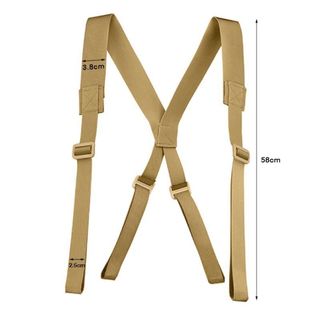 Thắt lưng thuế TRACELIOIAN, Dây đeo dụng cụ hình chữ Y màu trơn, Dây đeo vai Nylon có thể điều chỉnh bền bỉ