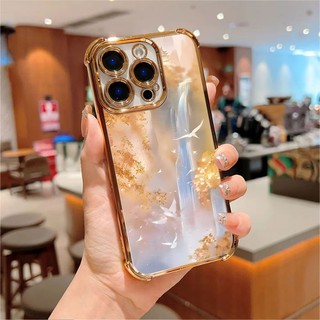 Ốp Điện Thoại Chống Rơi Bốn Góc Phong Cảnh Cho Honor 400 200 Pro Smart 90 Lite 70 50 GT Chống Rơi Hợp Thời Trang Trong Suốt