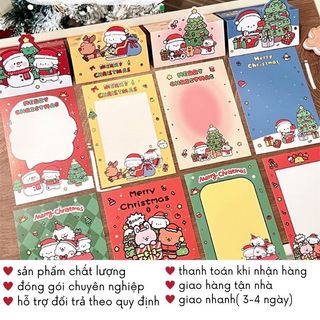 Đồ Gói Card Tấm Trang Trí Giấy Gói Quà Noel Gift Christmas Xinh Timo GQ65