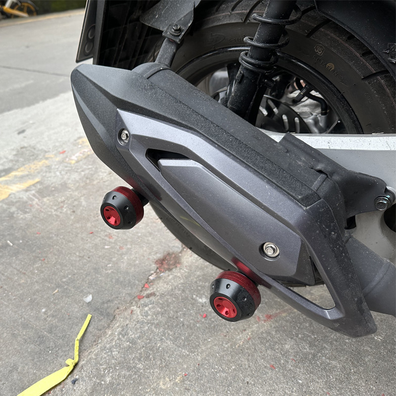Dành cho thanh va chạm ống xả HONDA ADV350 / ADV160 / ADV150 – Tấm bảo vệ chống rơi trước & sau
