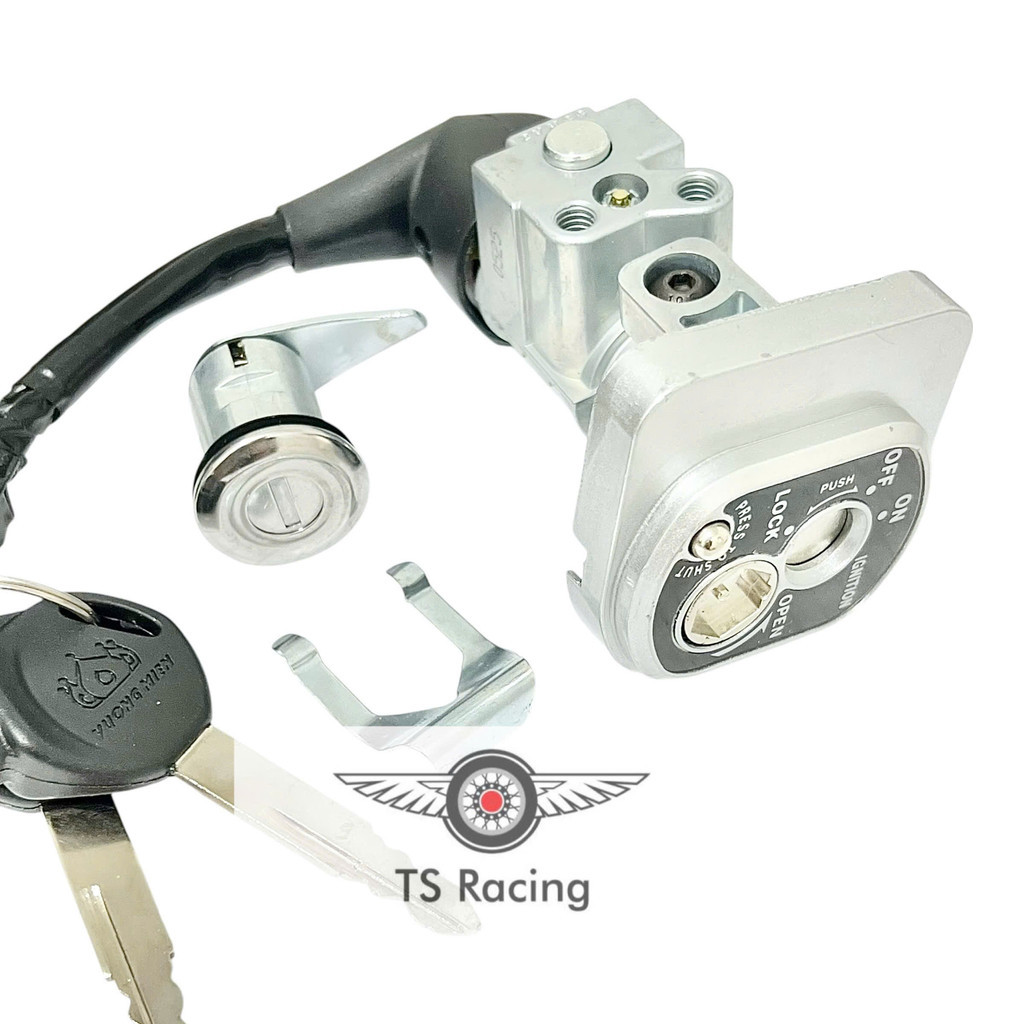 Bộ ổ khoá trước sau wave rsx at (tay ga) vương niệm