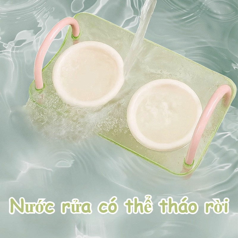 Bát Ăn Thú Cưng Chống Gù, Chống Kiến, Phong Cách INS, Có Thể Điều Chỉnh, Chống Trượt – Cho Mèo và Chó