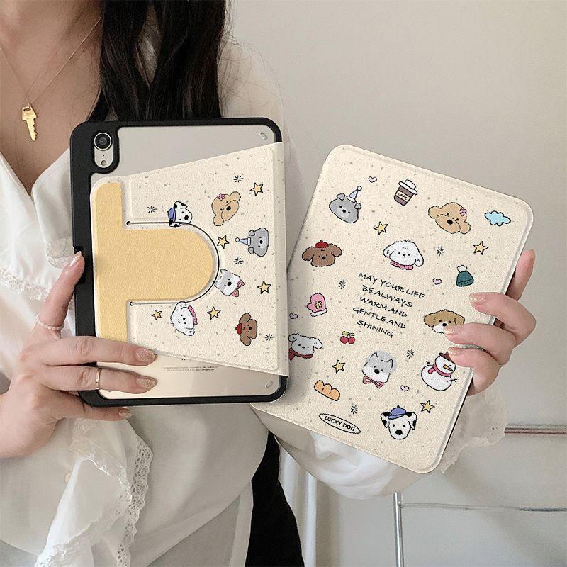 Ốp Bảo Vệ Cho iPad pro 12.9 M4 24S pro11 Air2 air11 25S A16 gen11th Air4 / air5 Gen5 / 6 air13 inch Gen7 Gen8 Gen9 Mini4 / 5 / 6 thế hệ thứ 10 M2 Air6 M3 Air7 Vỏ Xoay 360 Độ