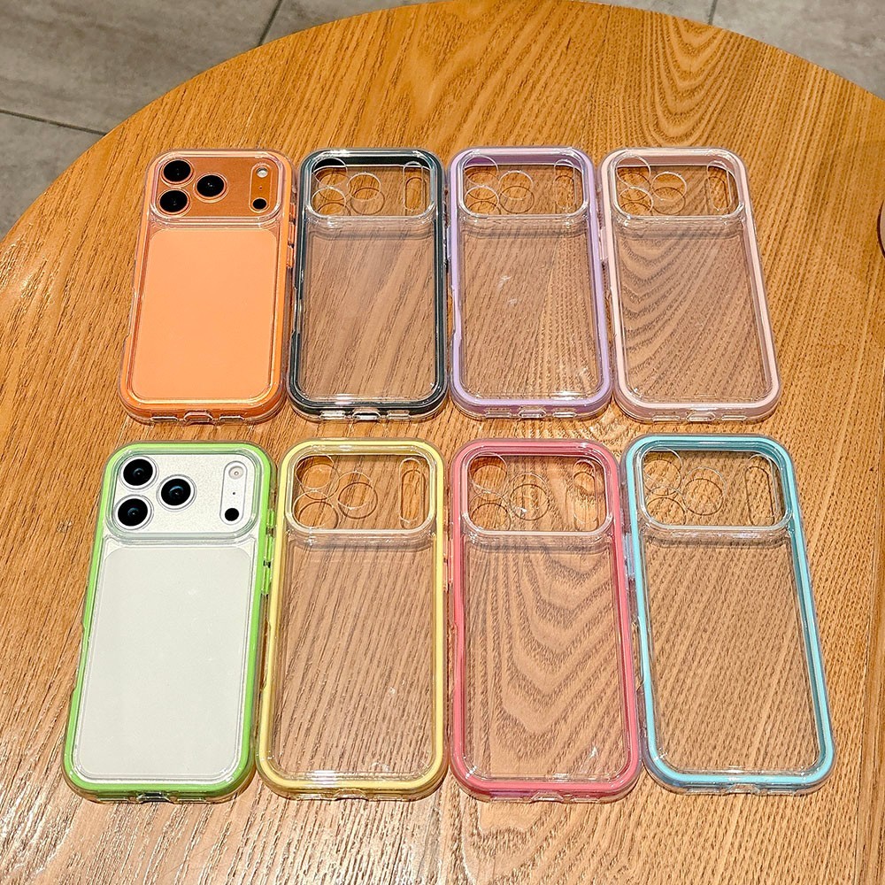 Ốp Điện Thoại Nhựa Lấp Lánh Kim Cương 3D Anh Đào Cho iPhone 17 Pro Max 16 Plus 15 14 13 12 11 Vỏ Bảo Vệ Chống Sốc