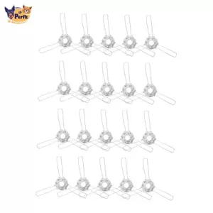 20 Chiếc Chụp Đèn Lò Xo Kẹp, Bộ Chuyển Đổi Chụp Đèn, Lắp Đặt Dễ Dàng, Sửa Chữa, Kẹp Lò Xo Cho Phòng Khách, Khách Sạn