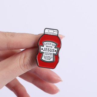 Trâm cài Ceramic hình cà chua đáng yêu và sáng tạo - Personalized Pun Brooch cho Balô và Huy hiệu Phụ kiện