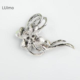 Trâm cài bốn lá cỏ ba lá kim cương giả pha lê - Phụ kiện thời trang cho nữ và làm quà tặng