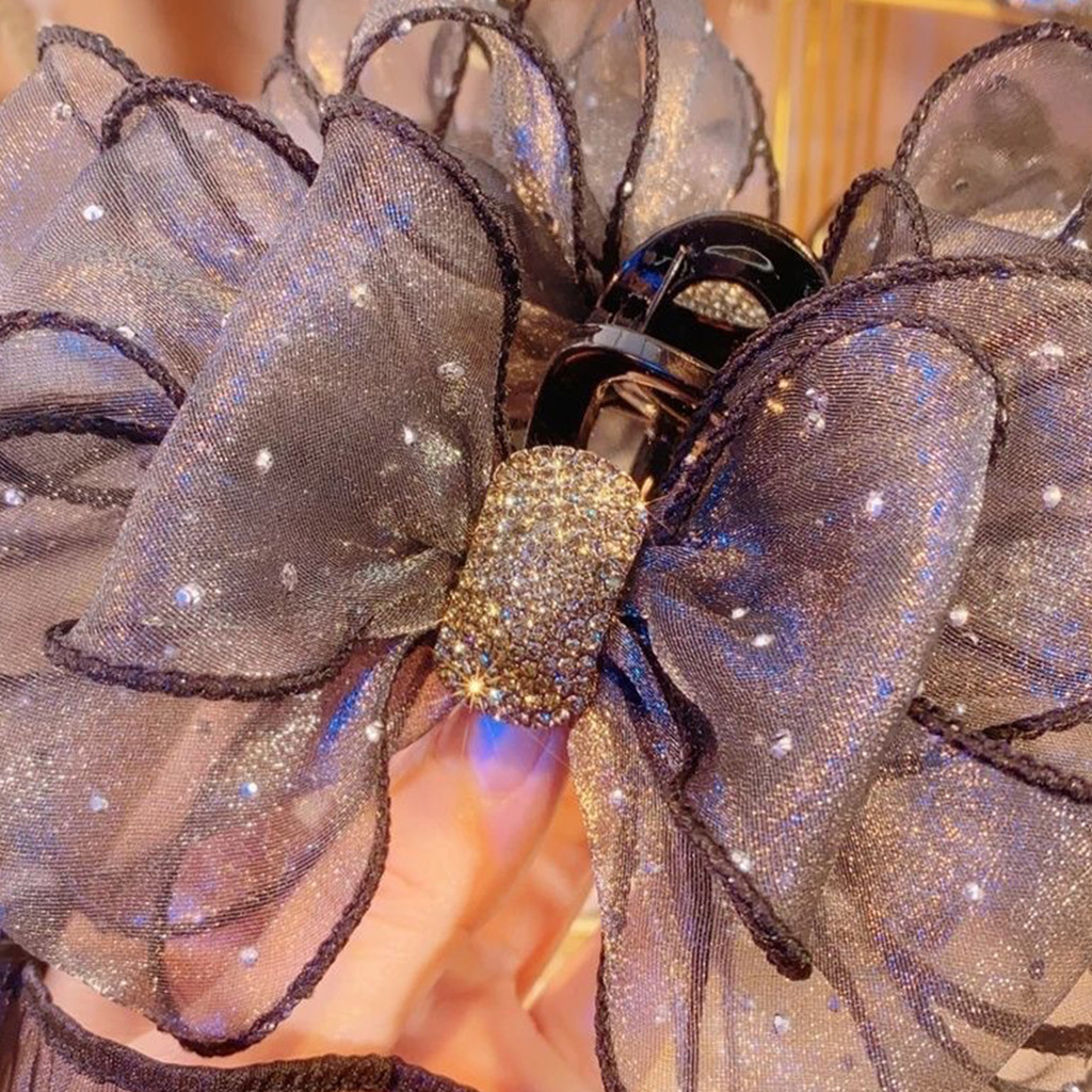 Lớp hạt sao và fake diamonds Claw Clip Phụ kiện tóc với đá pha lê - Bộ dụng cụ DIY cho tóc