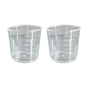 Gói 100 Cốc Đo Chất Liệu PP An Toàn Thân Thiện Với Người Dùng Nhà Bếp Bền Đẹp Thiết Yếu