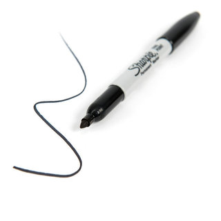 Bút đánh dấu vĩnh viễn điểm mịn màu đen Sharpie 30001.