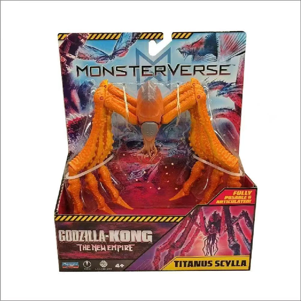 Godzilla 6 ′ ′ 6inch King of the Monsters Rodan, Titanus Scylla của Playmates Toys