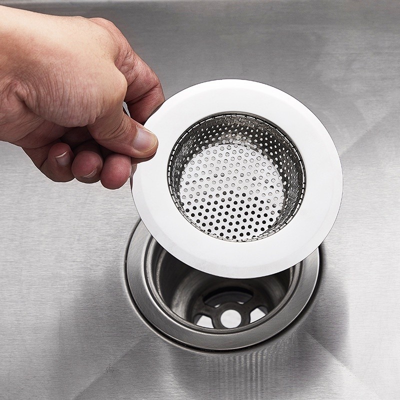 M7 Lưới inox chắn rác bồn rửa loại lỗ tròn lưới chặn rác bồn rửa bát MALAN
