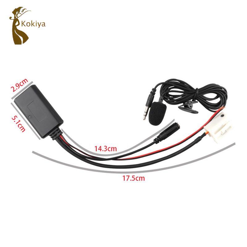 Cáp âm thanh ô tô, Bộ chuyển đổi cáp AUX âm thanh nổi có micrô, Đầu nối 12Pin