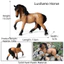 Ngựa thu nhỏ SMILE, Mô hình động vật Hanover Appaloosa, Bộ sưu tập mô hình ngựa PVC ngựa Ả Rập