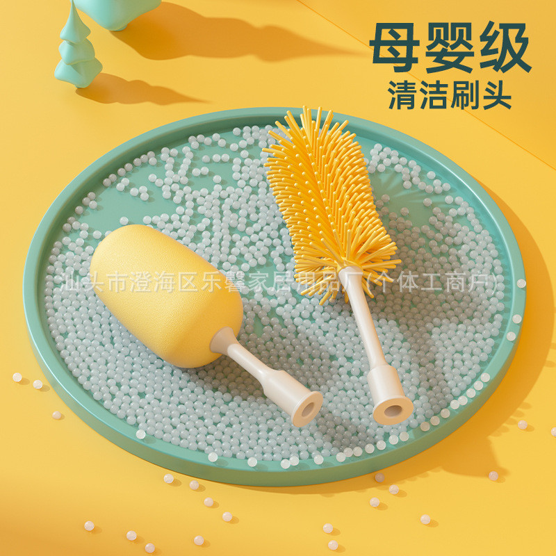 Bàn Chải Cốc Điện Sạc Đầu Xốp Rửa Chai Bàn Chải Cốc Nước Ống Hút Bàn Chải Hoàn Toàn Tự Động MYDH