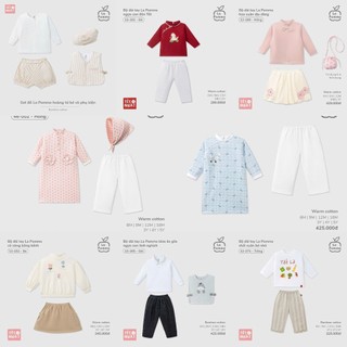 TẾT La Pomme bộ sưu tập baby kids tết 6m-5y T12.3