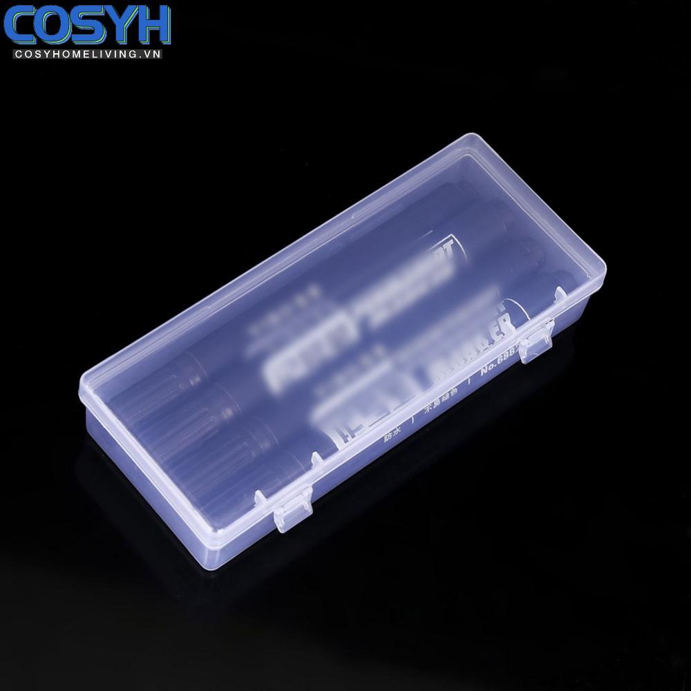 <cosyh>Storage Box Transparent 15.5*6.3*3cm Bead Clear Container Cosmetics Holder