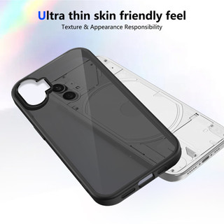 Không Có Gì Điện Thoại NothingPhone 1 Ốp Lưng Cứng Mờ Da-Cảm Giác Mềm Khung TPU Chống Sốc Mỏng Vỏ