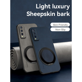 Ốp lưng Vivo V2042 V2043 V2048 V2032 v2026 v2027 v2028 v2029 Y20 Y12S Vỏ kim loại xoay từ tính bảo vệ ống kính, vỏ chống sốc
