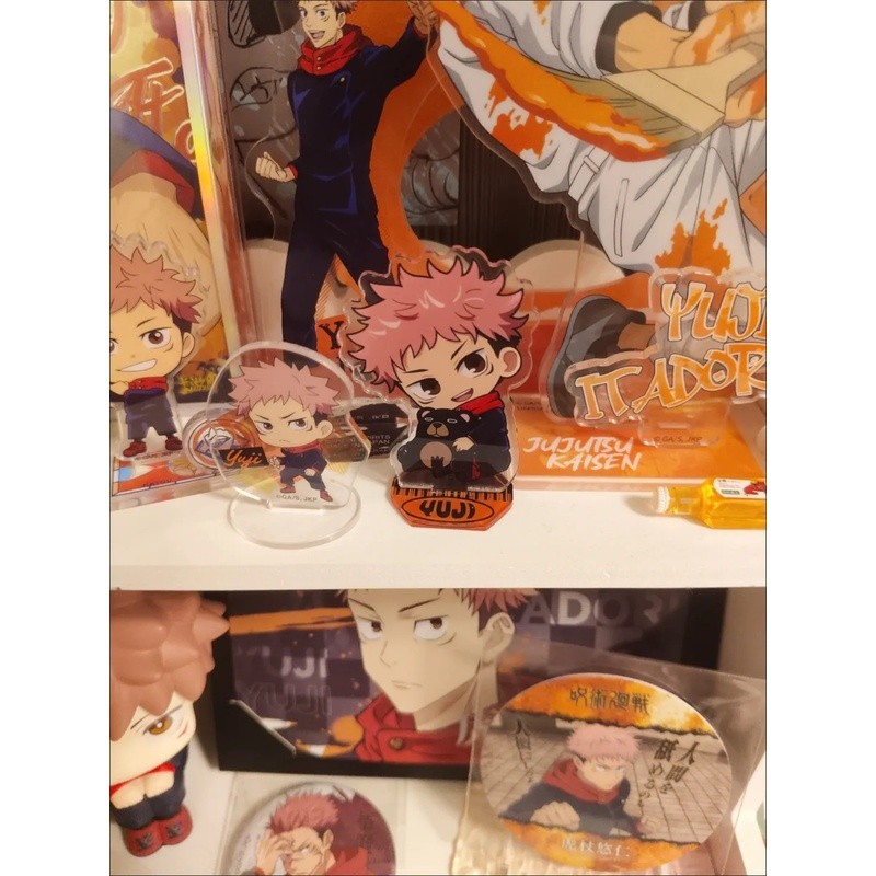 Jujutsu Kaisen Mini Acrylic Đứng Dễ Thương Chibi Hình Trang Trí Bàn Làm Việc Quà Tặng Anime