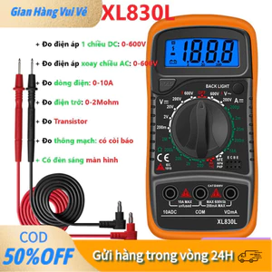 【24h】"Đồng Hồ Vạn Năng Điện Tử Đo Điện Áp Dc Ac, Dòng Và Trở, Sử Dụng Trong Các Mạch Cơ Bản Đơn Giản "