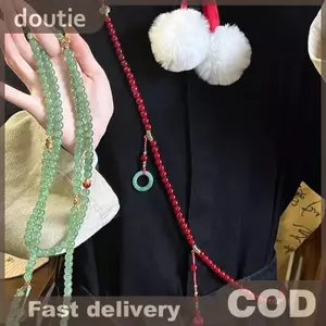 Doutie Vòng Cổ Đá Tự Nhiên Xanh Pha Lê Cho Nữ - Phù Hợp Cầu Nguyện và Thiền