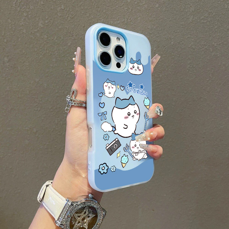 Ốp Điện Thoại Chiikawa Hachiware Dễ Thương Cho Redmi Note 11 12 13 14 Pro Plus 10S 8 Vỏ Màu Kẹo Thạch Silicone PC Bảo Vệ Hoạt Hình Vỏ Thời Trang Cứng