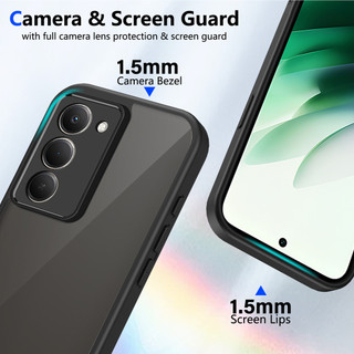 Dành Cho Redmi 15 4G / 5G Ốp điện thoại Cứng Mờ Da-Cảm Giác Mềm Khung TPU Chống Sốc Mỏng Vỏ