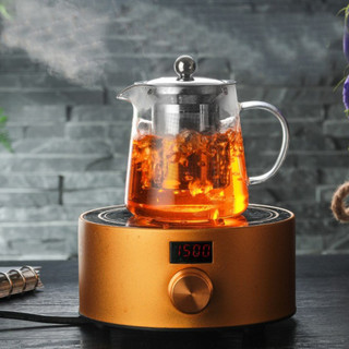 Ấm Thủy Tinh, Bình thủy tinh pha trà có lõi lọc inox 304