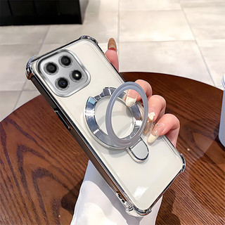 Ốp Lưng Silicon Cho Honor X6C X6 X6S X8 4G 5G X6A X6B X8A X8B X8C Ốp Điện Thoại MỚI Vỏ Bảo Vệ Bốn Góc Có Giá Đỡ