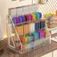 Hộp đựng bút LAKAM, Giá đựng bút 3 / 4 / 5 lớp đa ngăn, Hộp đựng máy tính để bàn Acrylic bền bỉ Văn phòng tại nhà