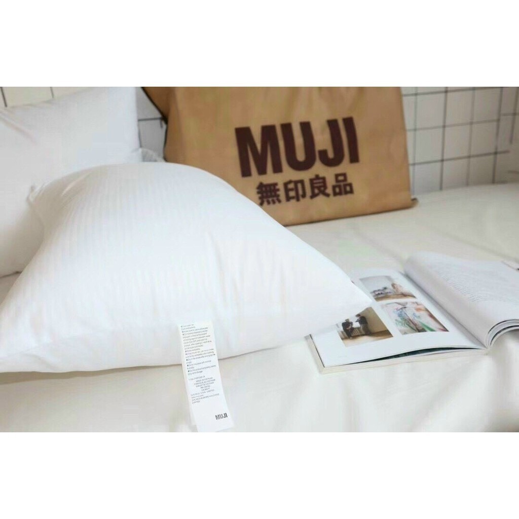 (RG44) Ruột Gối Nằm Muji Xuất Khẩu Cao Cấp 50x70cm Phồng To,Mềm Mại Cao Cấp - Memminbedding