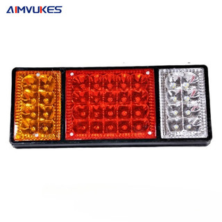 Đôi đèn hậu xe tải led 3 ngăn 2003A chống nước điện 12v 24v. (Giá 1 đôi).