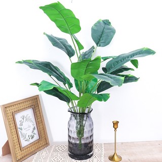 Lá chuối giả trang trí nhà cửa decor phòng khách cây thiên điểu nhân tạo phong cách bắc âu đạo cụ chụp ảnh sản phẩm cao cấp phụ kiện nội thất văn phòng ban công rùa rẻ quạt monstera xanh mát hiện đại nhựa lụa bền đẹp hoa nghệ thuật lớn nhiệt đới