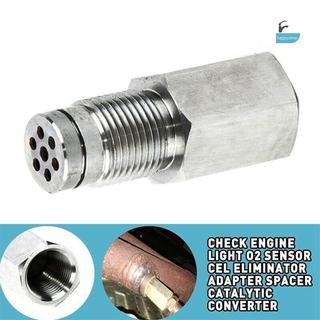 [GIK] M18 * 1.5 O2 Cảm biến oxy Spacer CEL Eliminator, Kiểm tra đèn động cơ, Trình mô phỏng chất xúc tác, Bộ chuyển đổi bằng thép không gỉ 304 [VN]