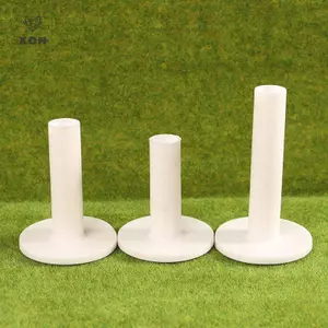 1 Giá đỡ gậy golf cao su cho phạm vi lái xe chơi gôn Tee Thực hành Giá đỡ 4 độ cao cho phạm vi lái xe Thảm tập luyện [Mina]