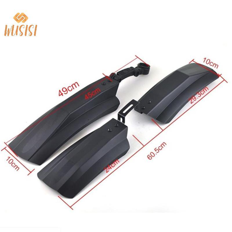 [WUSISI] 2 Chiếc Xe Đạp Tuyết Phía Trước Phía Sau Chắn Bùn Bảo Vệ Chắn Bùn Cho Lốp Mỡ MỚI