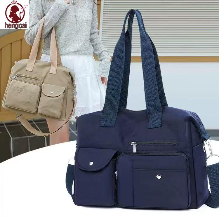 Túi đeo vai dung tích lớn - Túi Nylon ngang chuyển đổi có tay cầm có thể điều chỉnh