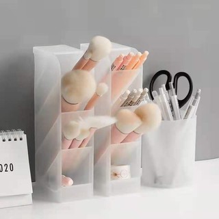 Kệ Nhựa ngăn đựng bút,Mỹ Phẩm, Đồ Trang Điểm, Đồ Dùng,Hộp Ống Cắm Bút SUNNY