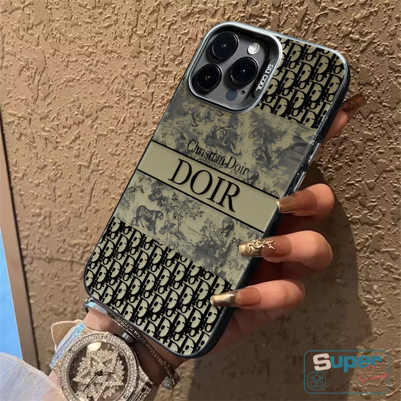 Ốp Lưng Cho Redmi 10C 14C 13C A3 9C 13 12 9 10 A2 12C 9C NFC 9A 10A 9T Note 11 14 13 9 8 10 11s 10s 12 Pro POCO C61 M3 Thương Hiệu Thời Trang In Chữ Doodle Mạ Kim Loại Vỏ mềm ống kính