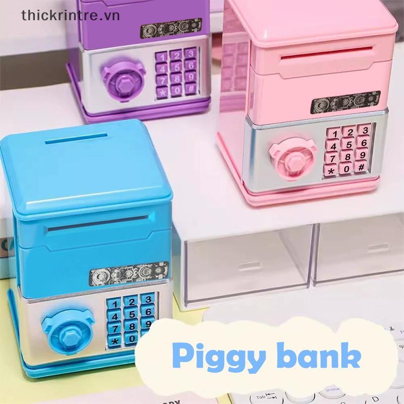 THI Kích Thước Sáng Tạo Tiết Kiệm Ngân Hàng Trẻ Em Lưu Trữ Heo Ngân Hàng Cô Gái cậu bé Hộp Bảo Quản Quà Tặng Sinh Nhật VN