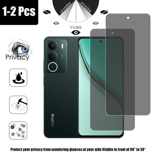 Realme P3 Lite 4G 1-2 Chiếc Kính Cường Lực Chống Nhìn Trộm Bảo Vệ Màn Hình Riêng Tư Cho Realme C85 C75 C75x C71 C63 C65 C67 C55 C53 C71 5G Phim Chống Gián Điệp