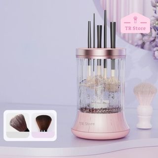 Máy Rửa Cọ Trang Điểm Tự Động Cao Cấp (7000 vòng/phút) - Hai Phiên Bản Sạc Điện & Cắm Dây